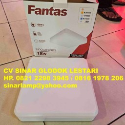 Kap Baret Plafon Segi 18 Watt Fantas Ceiling Lamp Kotak LED